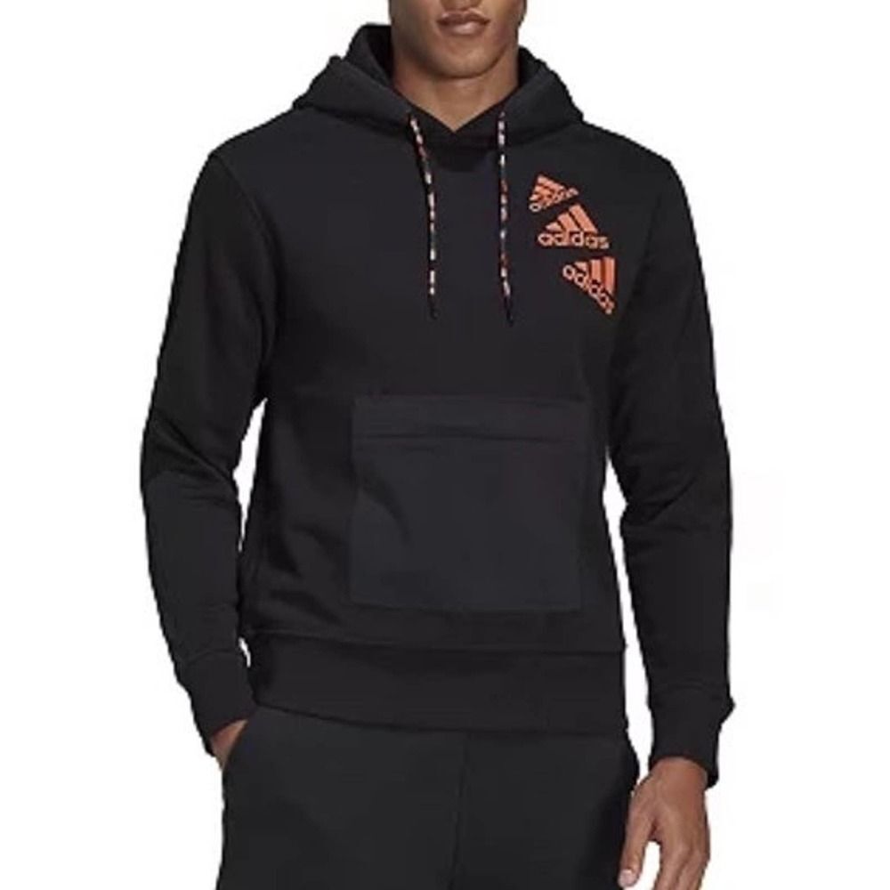 Adidas Essentials BrandLove Fleece Hoodie- Size XL - Picture 1 of 5
